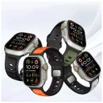 TECH-PROTECT ICONBAND LINE Apple Watch 8/9/10/11/SE/Ultra (44/45/46/49 MM) készülékhez fekete