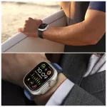 TECH-PROTECT ICONBAND LINE Apple Watch 8/9/10/11/SE/Ultra (44/45/46/49 MM) készülékhez fekete