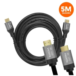 HDMI-HDMI kábel (v2.1, 8K, 5 m) fekete
