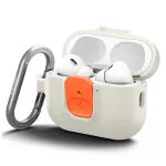 SPIGEN NANO POP Apple AirPods Pro 3 készülékhez tok narancs bézs