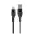 Maxlife MXUC-07 USB–USB-C kábel 1,0 m 3 A fekete nylon