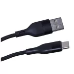 Maxlife MXUC-07 USB–USB-C kábel 1,0 m 3 A fekete nylon