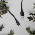Maxlife MXUC-07 USB–USB-C kábel 1,0 m 3 A fekete nylon