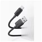 Kábel USAMS KY Series US-SJ693 3A USB-C to USB-A 2m fehér