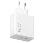 Xiaomi MDY-19-EK Triple (2xUSB-C, 1xUSB-A) 90W utazási töltő fehér