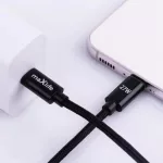 Maxlife MXUC-12 USB-C–Lightning kábel 2,0 m 27W fekete
