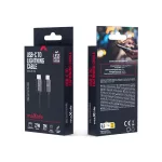 Maxlife MXUC-12 USB-C–Lightning kábel 2,0 m 27W fekete