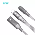 BWOO BZ67 2 az 1-ben Type-C–Type-C és 3,5 mm jack adapter