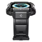 SPIGEN RUGGED ARMOR 'PRO' Apple Watch Ultra 1/2/3 (49 MM) készülékhez tok fekete