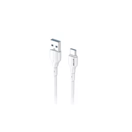 Beline kábel 25W USB-A/USB-C 1m fehér BLNCWC01