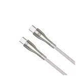 Forever Sleek USB-C–USB-C kábel 1,0 m 60W fehér
