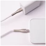 Forever Sleek USB-C–USB-C kábel 1,0 m 60W fehér