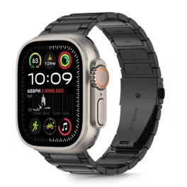   TECH-PROTECT STAINLESS CLASSIC Apple Watch tok készülékhez 8 / 9 / 10 / 11 / SE / ULTRA (44 / 45 / 46 / 49 MM) fekete