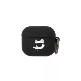   CG MOBILE KARL LAGERFELD 3D LOGO NFT CHOUPETTE HEAD szilikon tok (karabíner) FEKETE Apple AirPods 3 (KLA3RUNCHK)