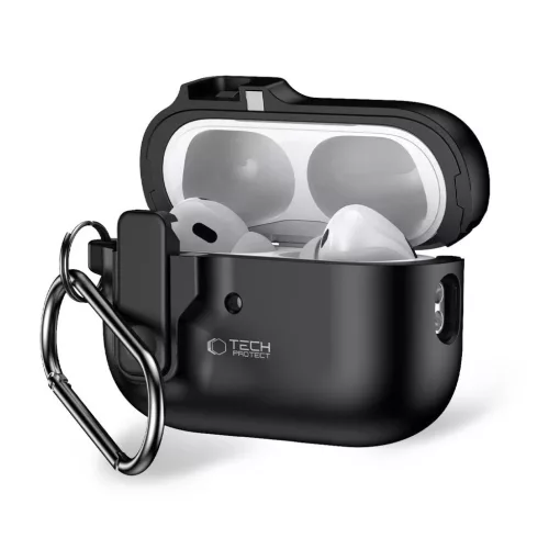 TECH-PROTECT SLIM HOOK APPLE AIRPODS PRO 1/2 készülékhez tok fekete