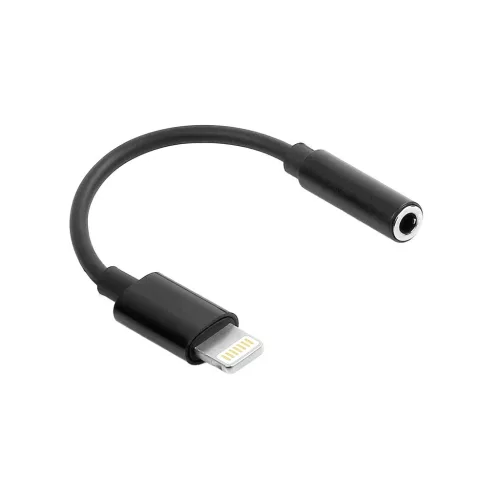 Maxlife MXJL-02 Lightning–3,5 mm jack audio adapter fekete