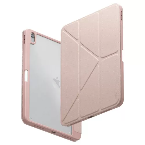 UNIQ Moven tok iPad 11" A16 (2025) / iPad 10.9" 10 gen. (2022) készülékhez rózsaszín