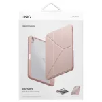 UNIQ Moven tok iPad 11" A16 (2025) / iPad 10.9" 10 gen. (2022) készülékhez rózsaszín
