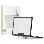 TECH-PROTECT SMARTSHELL PRO védőtok MacBook Pro 14 M1/M2/M3/M4/M5 2021-2025 készülékhez fekete/átlátszó