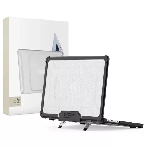 TECH-PROTECT SMARTSHELL PRO védőtok MacBook Pro 14 M1/M2/M3/M4/M5 2021-2025 készülékhez fekete/átlátszó