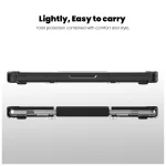 TECH-PROTECT SMARTSHELL PRO védőtok MacBook Pro 14 M1/M2/M3/M4/M5 2021-2025 készülékhez fekete/átlátszó