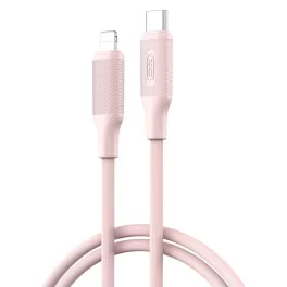   XO kábel NB-Q265A PD USB-C–Lightning 1,0 m 27 W rózsaszín