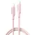 XO kábel NB-Q265A PD USB-C–Lightning 1,0 m 27 W rózsaszín