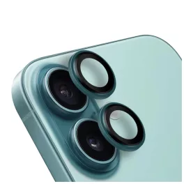   OBAL:ME lencsevédő Apple iPhone 16/16 Plus készülékhez türkiz