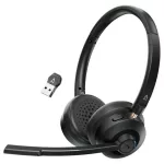 Mikrofonos vezeték nélküli fejhallgató Creative Chat Wireless Bluetooth fekete