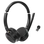 Mikrofonos vezeték nélküli fejhallgató Creative Chat Wireless Bluetooth fekete