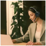 Mikrofonos vezeték nélküli fejhallgató Creative Chat Wireless Bluetooth fekete