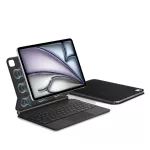TECH-PROTECT SMARTCASE MÁGNÉSES + BILLENTYÚZET tok iPad Pro 12.9” készülékhez (4/5/6, 2020–2022) / iPad Air 13” készülékhez (1/2, 2024–2025) fekete