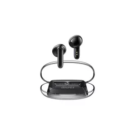   Awei T85 bluetooth fülhallgató SZTEREO (v5.3, TWS, mikrofon, zajszűrő + töltőtok) FEKETE (T85_B)