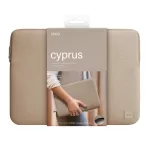 UNIQ bag Cyprus laptop tok 14" vízálló neoprene natúr barna