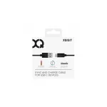 Xqisit kábel Cotton USB C 3.0 1.8m 27749 fekete
