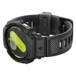 SPIGEN RUGGED ARMOR "PRO" Samsung Galaxy Watch 8 (44 MM) készülékhez védőtok – fekete
