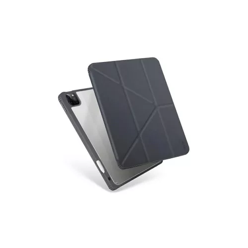 UNIQ Moven tok iPad Pro 12,9 (2021) készülékhez Antimikrobiális szénszürke