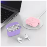 TECH-PROTECT Szilikon kampó Apple AirPods Pro 1/2 készülékhez poros rózsaszín