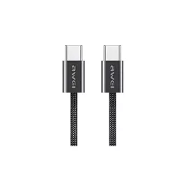   AWEI CL-219T USB-C to USB-C60W iPhone 15 készülékhez kábel fekete