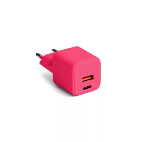 COLORUM 30W hálózati töltő USB-A + USB-C PD CLS30-AC-02 magenta