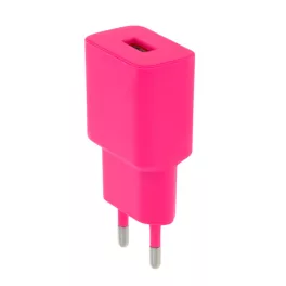 Setty LSIM-A-126 1x USB 2,4A töltő rózsaszín
