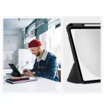 TECH-PROTECT SC PEN CANVAS iPad 10.9” 10/2022 készülékhez, iPad 11” 11/2025 készülékhez tok obsidián fekete