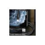 USAMS fonott kábel U41 lightning 2m 2A SJ394USB02 (US-SJ394) Gyors Töltés piros