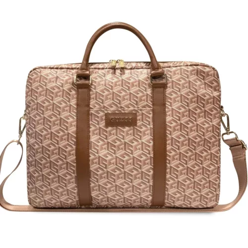 Guess laptop táska Világosbarna 15 / 16″ GUCB15HGCFSEW