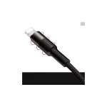 USAMS Braided U5 3-in-1 kábel 1.5m 2A fekete (Lightning/microUSB/USB-C) SJ2193IN101 (US-SJ219)