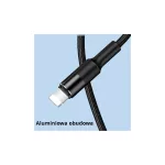 USAMS Braided U5 3-in-1 kábel 1.5m 2A fekete (Lightning/microUSB/USB-C) SJ2193IN101 (US-SJ219)