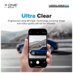 X-ONE Sapphire Camera Armor Samsung Galaxy S25 készülékhez ezüst