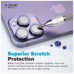 X-ONE Sapphire Camera Armor Samsung Galaxy S25 készülékhez ezüst