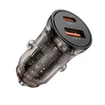 TECH-PROTECT CC01 2-PORT autós töltő PD 45W / QC3.0 fekete