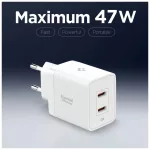 SPIGEN ESSENTIAL EE472EU 2-PORT NETWORK TÖLTŐ 47W fehér